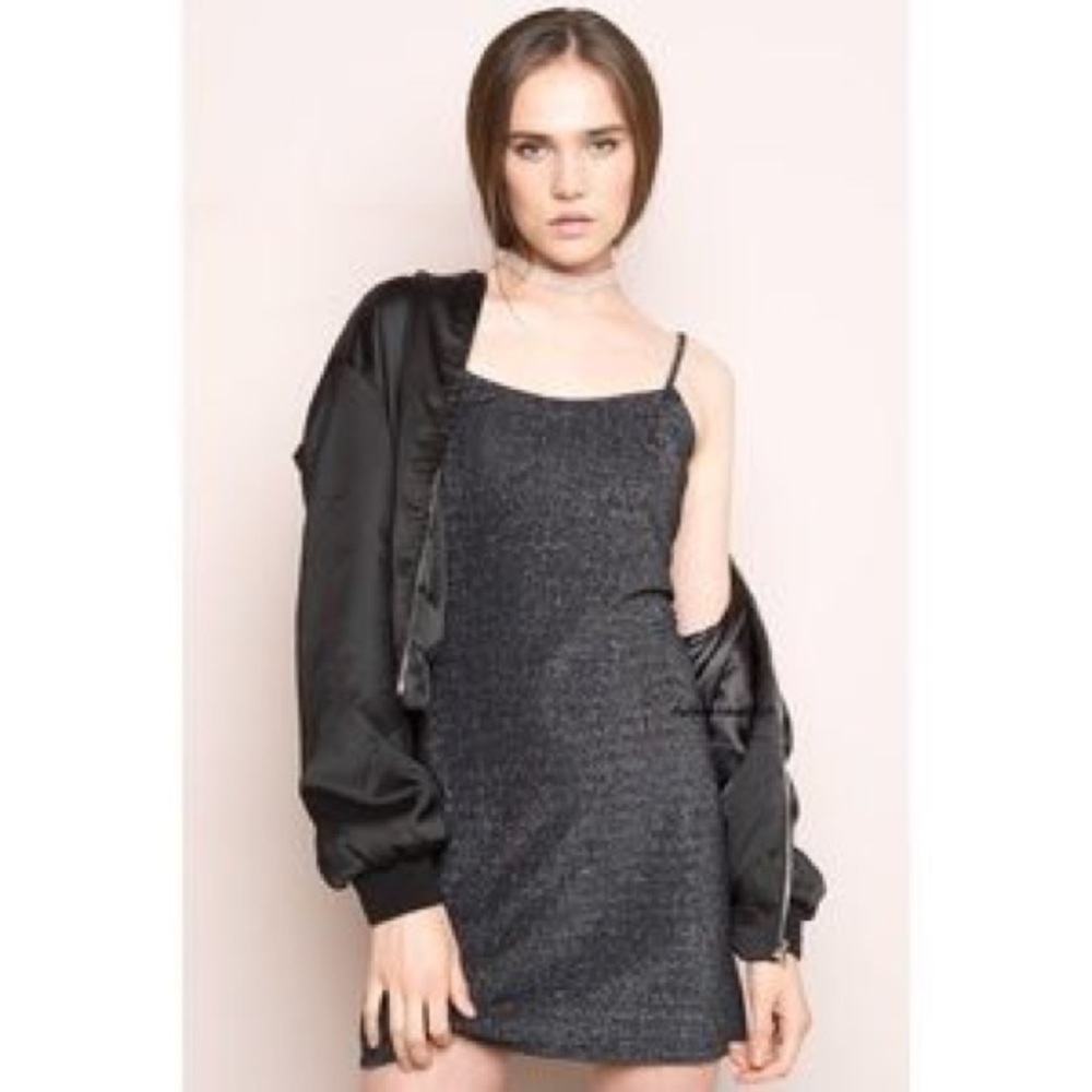 Brandy Melville Black Sparkles Dress